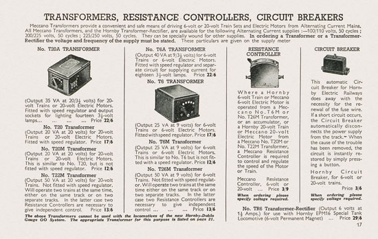 Meccano Toys of Quality catalog 1938-1939