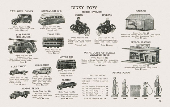 Meccano Toys of Quality catalog 1938-1939