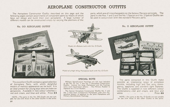 Meccano Toys of Quality catalog 1938-1939