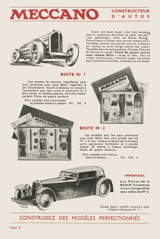 Meccano catalogue 1934