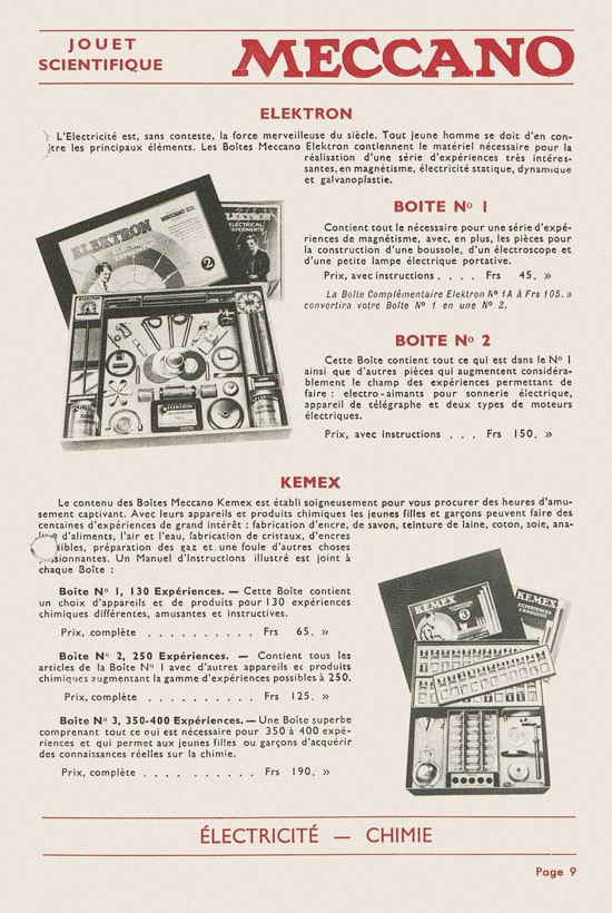 Meccano catalogue 1934