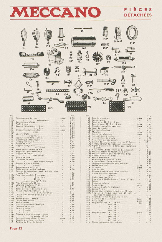 Meccano catalogue 1934