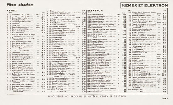 Meccano Jouets catalogue 1936-1937