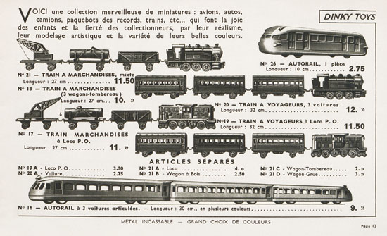 Meccano Jouets catalogue 1936-1937