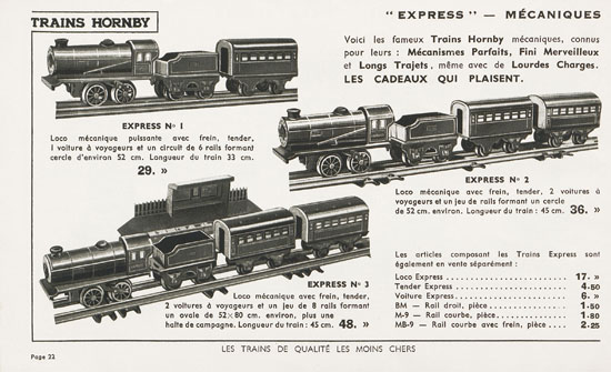 Meccano Jouets catalogue 1936-1937