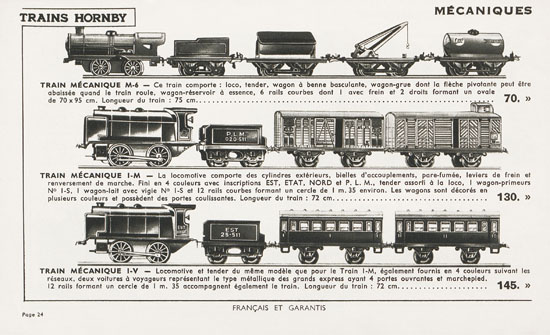 Meccano Jouets catalogue 1936-1937