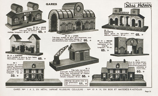 Meccano Jouets catalogue 1936-1937