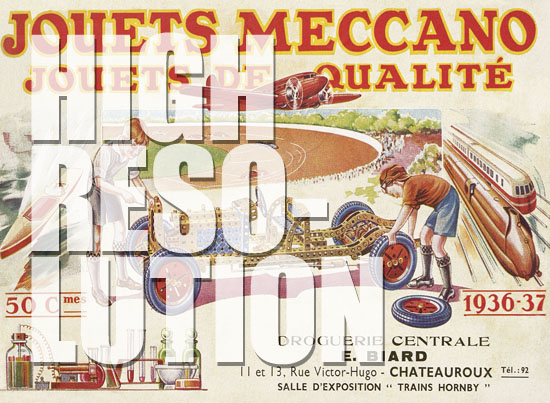 Meccano Jouets catalogue 1936-1937