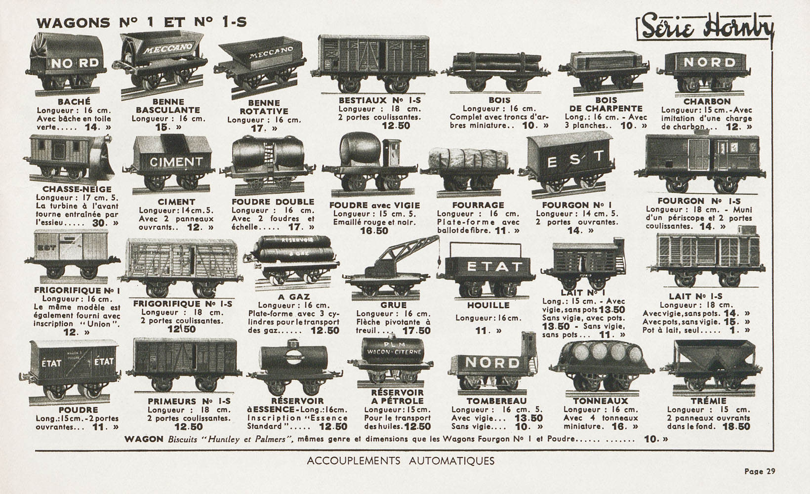 Catalogue Meccano Hornby Jouets 1936/37 - Wery Strasbourg - Trains Et Accessoires - Bel état
