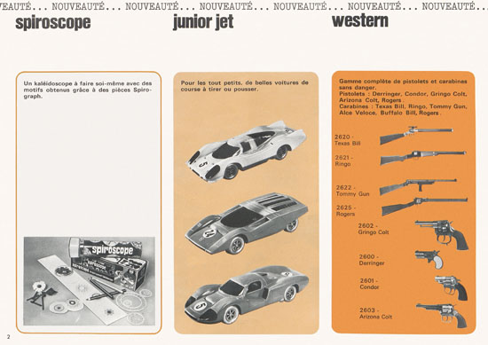 Meccano catalogue général 1972