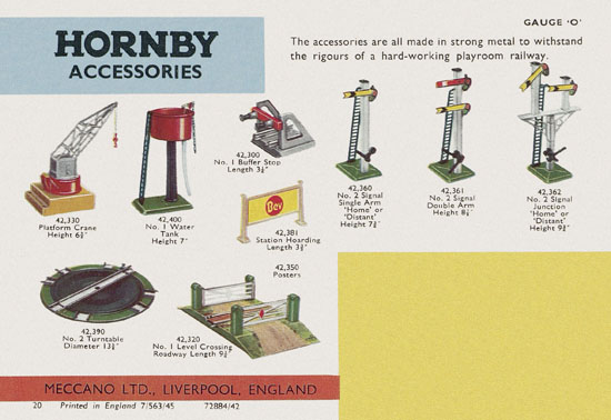 Meccano Bayko Hornby catalogue 1963