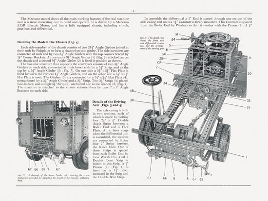 Meccano Leaflet No. 11 1974 Automatic Snow Loader