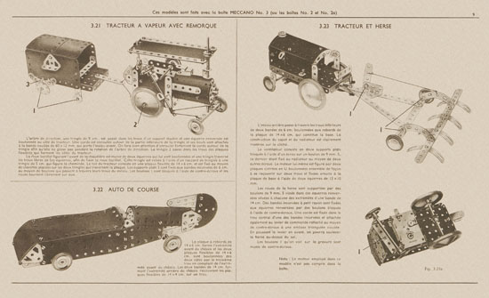 Meccano Manuel d'instructions 2 a 1949