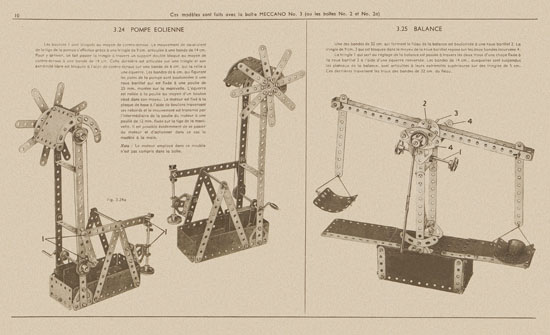 Meccano Manuel d'instructions 2 a 1949