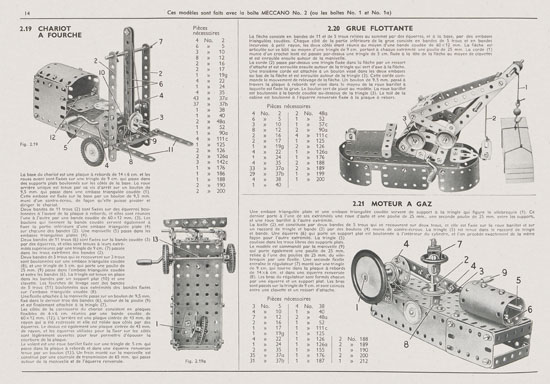 Meccano Manuel d'instructions 3 1958