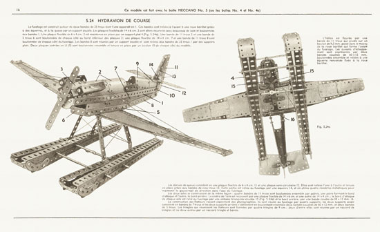 Meccano Manuel d'instructions 4 A 1951