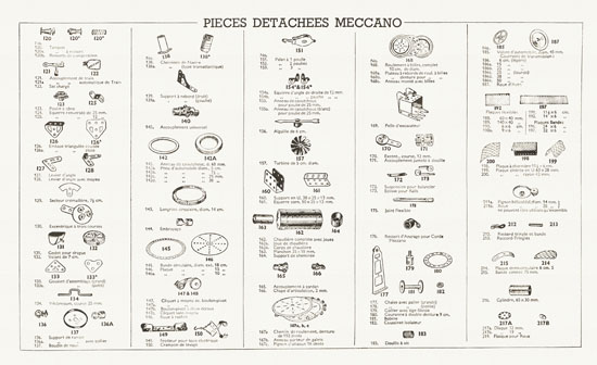 Meccano Manuel d'instructions 4 A 1951