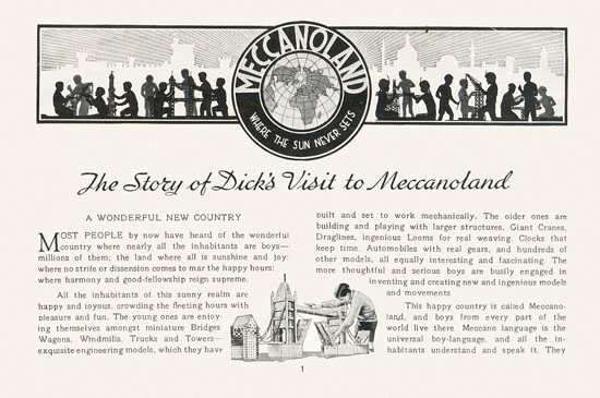 Meccano Visit to Meccanoland 1935