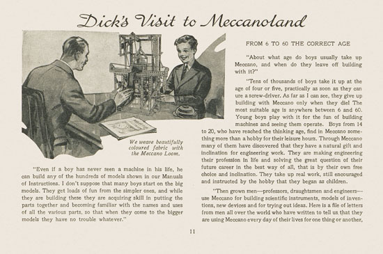 Meccano Visit to Meccanoland 1935