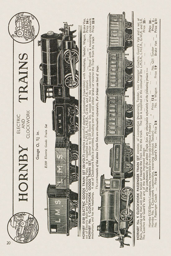 Meccano Products catalogue 1937