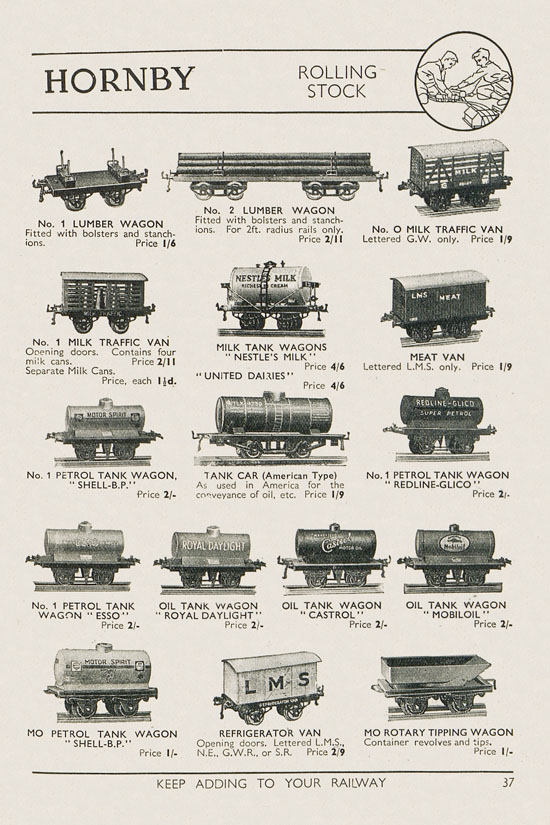 Meccano Products catalogue 1937