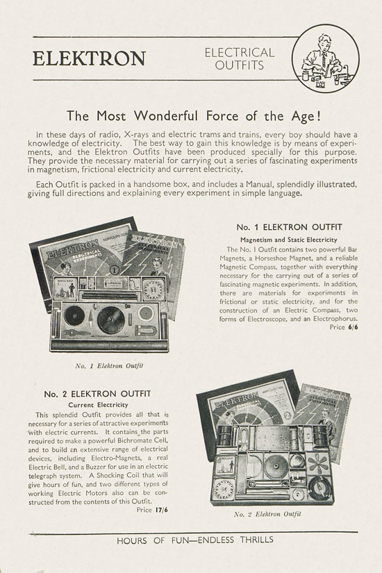 Meccano Products catalogue 1937