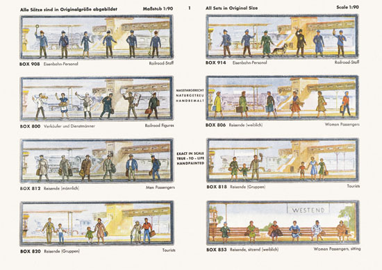 Walter Merten H0-Figuren Katalog 1960