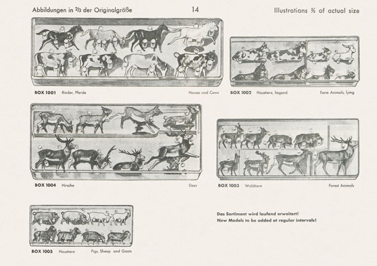 Walter Merten H0 TT und N Figuren Katalog 1965