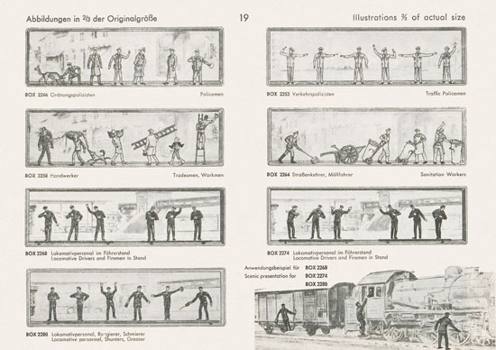 Walter Merten H0 TT und N Figuren Katalog 1965