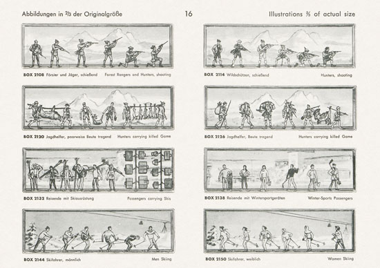 Walter Merten H0 TT und N Figuren Katalog 1966