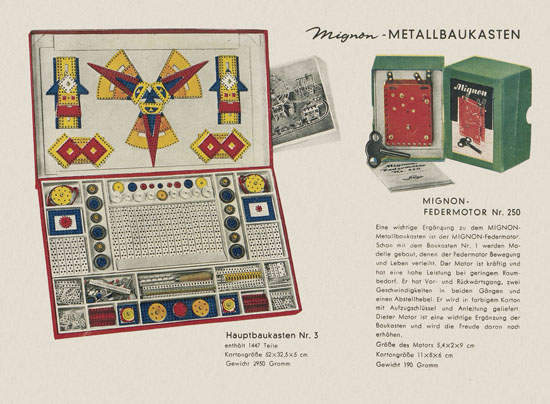 Gebr. Staiger Mignon Katalog 1952