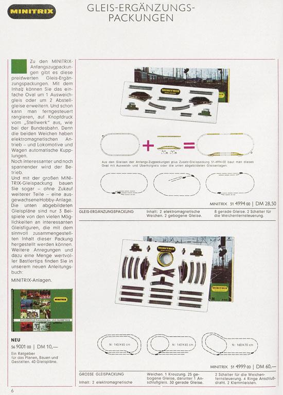 Minitrix Katalog 1970-1971