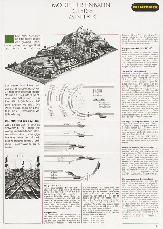 Minitrix Katalog 1970-1971