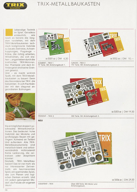 Minitrix Katalog 1970-1971