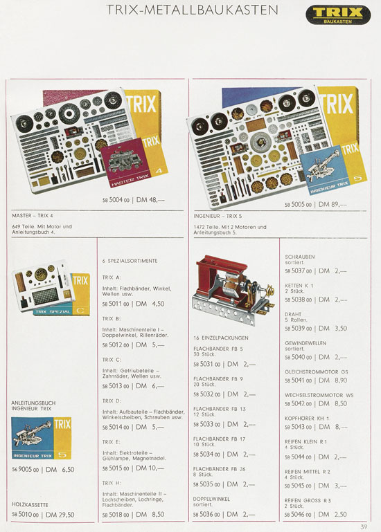 Minitrix Katalog 1970-1971
