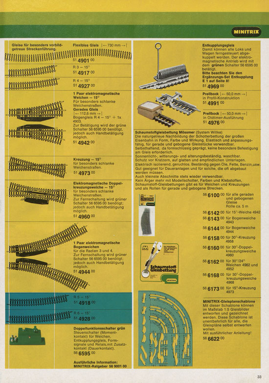 Minitrix Katalog 1975-1976