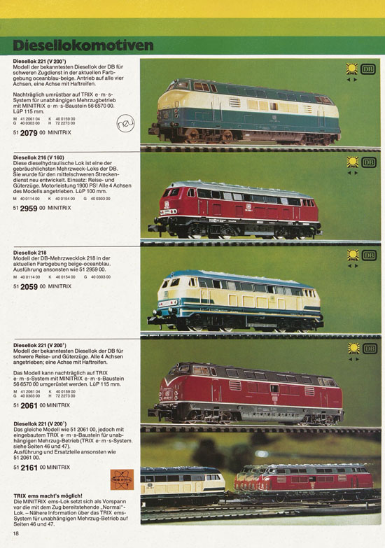 Minitrix Katalog 1978-1979