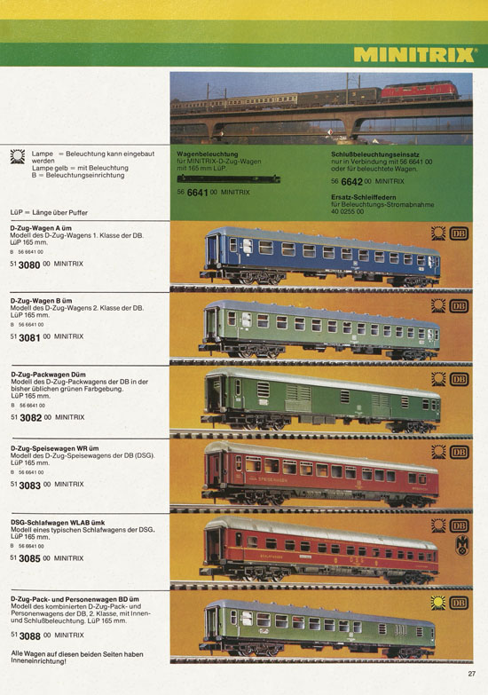 Minitrix Katalog 1978-1979