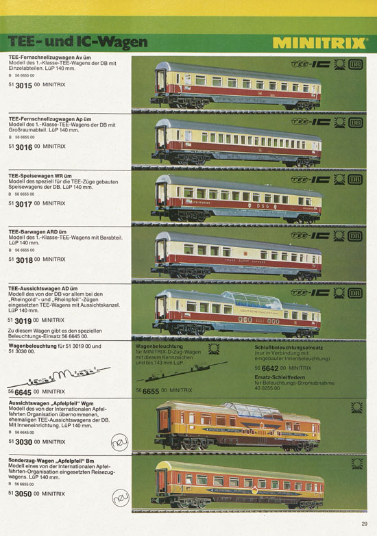 Minitrix Katalog 1978-1979