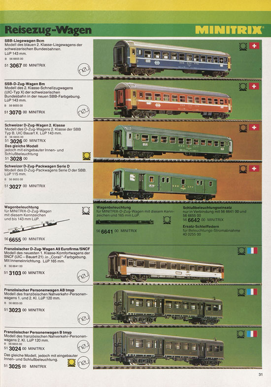 Minitrix Katalog 1978-1979