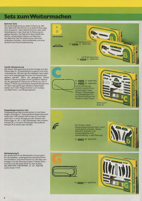 Minitrix Katalog 1979-1980