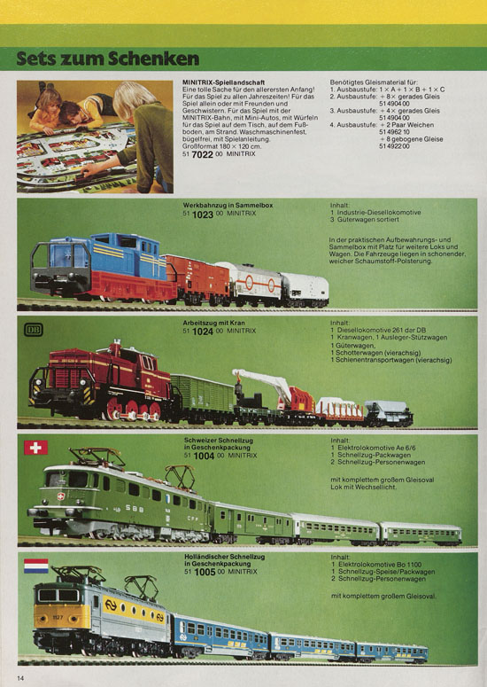 Minitrix Katalog 1979-1980