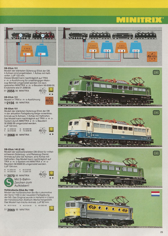 Minitrix Katalog 1979-1980