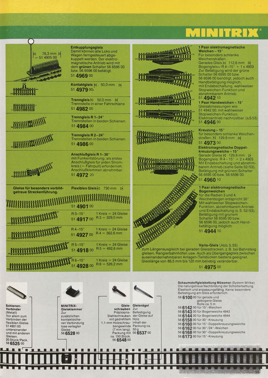 Minitrix Katalog 1979-1980