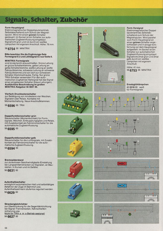 Minitrix Katalog 1979-1980