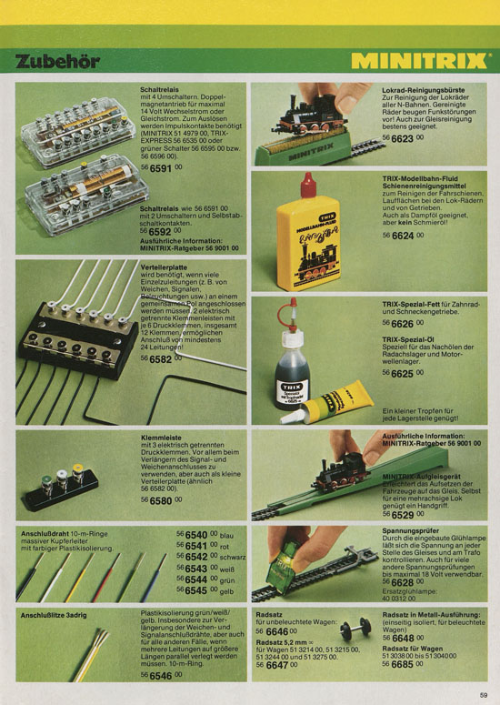 Minitrix Katalog 1979-1980