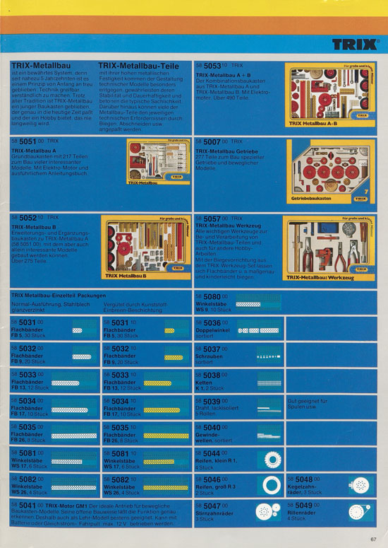 Minitrix Katalog 1979-1980