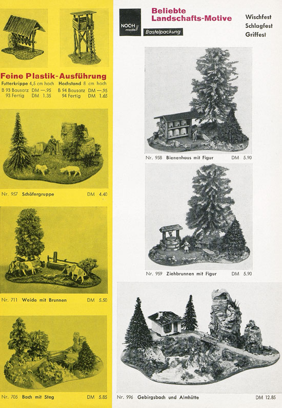 Noch Landschaftszubehör und Anlagen 1962