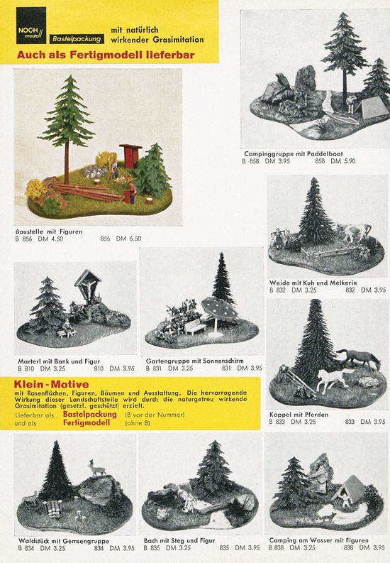 Noch Landschaftszubehör und Anlagen 1962