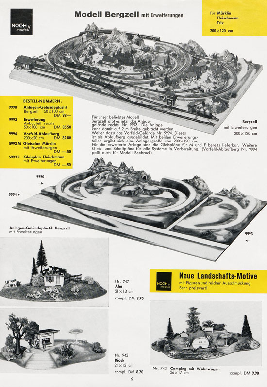 NOCH Neuheiten 1964